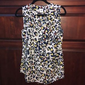 Cabi floral sleeveless top